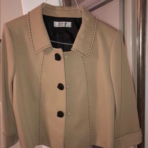 Tahari Tan Jacket